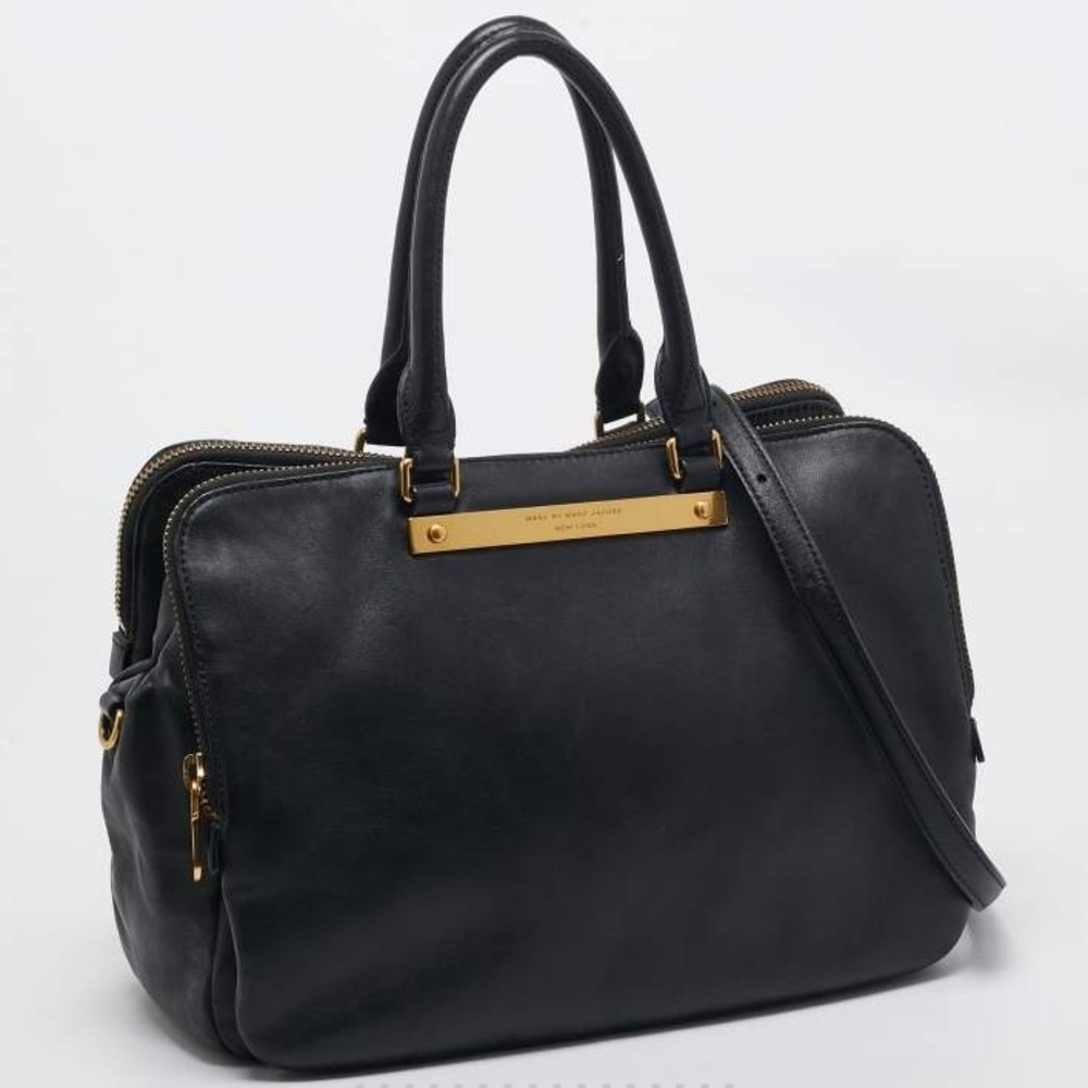 Marc by Marc Jacobs Goodbye Columbus Leather Satchel Bag - Picture 3 of 13